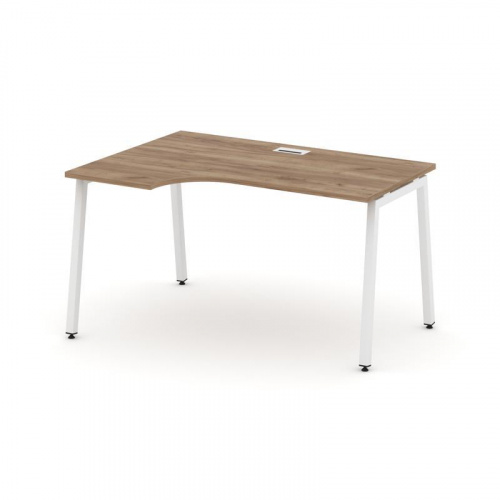 Style Project Стол рабочий эргоном. SN-4A.SPA-022(L) Антрацит/Металл Антрацит 1580*800/980*750 фото 15