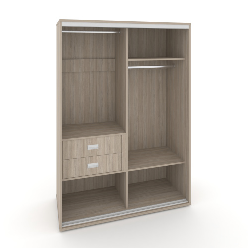 Корпус 2-х секционного шкафа низкого L=1200мм Maris SH.K2-2.2 K4 фото 3 Корпус 2-х секционного шкафа низкого L=1200мм Maris SH.K2-2.2 K4 фото 3