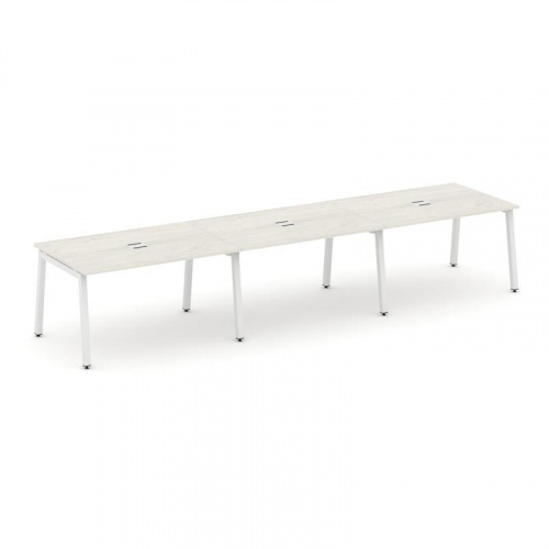 Style Project Стол переговорный SN-5A.SPRG-023 Акация Лорка/Металл Белый 4410*980*750 фото 27