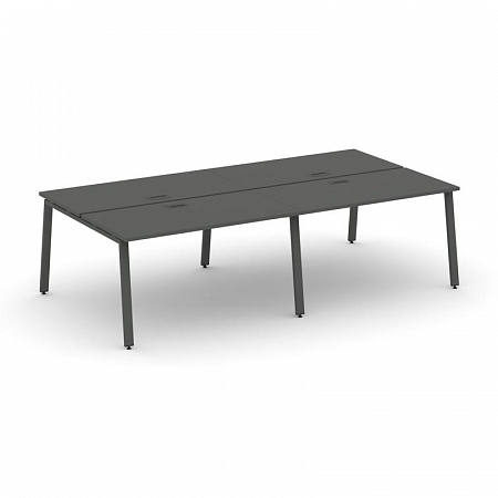 Style Project Рабочая станция 2-х сторон. SN-6A.DRS-051 Антрацит/Металл Антрацит 1960*1632*750