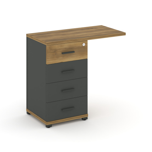 Тумба приставная с 4 ящикам Concept CN.TUS-001 W Тумба приставная с 4 ящикам Concept CN.TUS-001 W