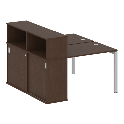 Бенч-система с шкафом-купе на П-обр. м/к Metal System Quattro 50БП.РС-СШК-2.1 фото 9