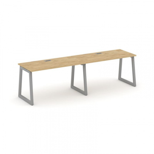 Style Project Рабочая станция 1 сторон. SN-5T1.ORS-003 Акация Лорка/Металл Антрацит/Заглушка Пластик фото 2