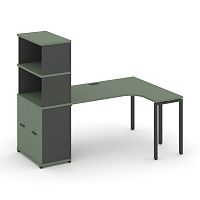 Стол эргономичный с опорным распашным шкафом Concept CN.SA-216(R)