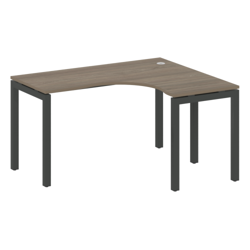 Стол криволинейный правый на П-обр. м/к Metal System Quattro 50БП.СА-3 (R)