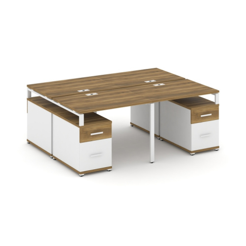 Бенч-система на 4 места с 2 опорными тумбами Concept CN.DRS-329 фото 8 Бенч-система на 4 места с 2 опорными тумбами Concept CN.DRS-329 фото 8