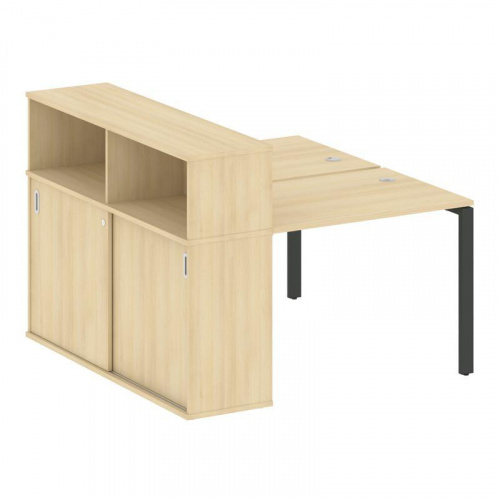 Бенч-система с шкафом-купе на П-обр. м/к Metal System БП.РС-СШК-2.1 фото 2