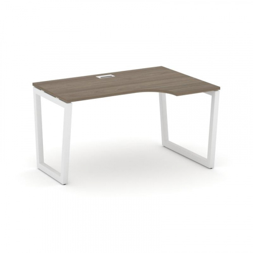 Style Project Стол рабочий эргоном. SN-5T2.SPA-001(R) Акация Лорка/Металл Антрацит/Заглушка Пластик фото 15