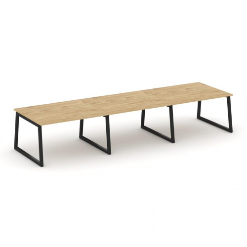 Style Project Стол переговорный SN-5T1.SPRG-054.3 Акация Лорка/Металл Антрацит 4740*1180*750 фото 2 Style Project Стол переговорный SN-5T1.SPRG-054.3 Акация Лорка/Металл Антрацит 4740*1180*750 фото 2