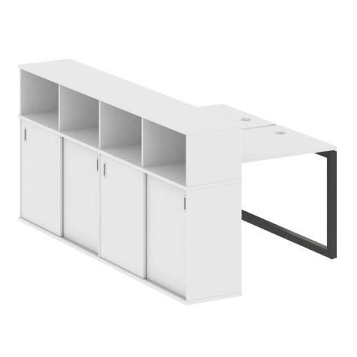 Бенч-система с шкафом-купе на О-обр. м/к Metal System Quattro 50БО.РС-СШК-4.1 фото 6 Бенч-система с шкафом-купе на О-обр. м/к Metal System Quattro 50БО.РС-СШК-4.1 фото 6