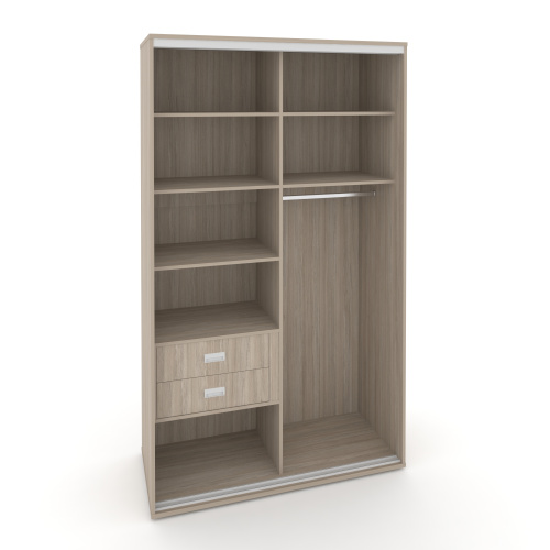 Корпус 2-х секционного шкафа высокого L=1300мм Maris SH.K2-3.1 K6 фото 7