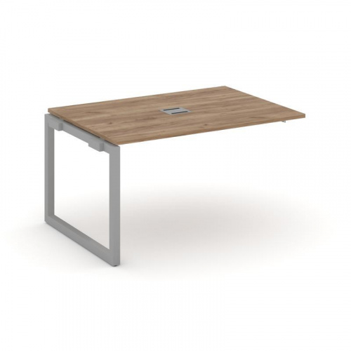 Style Project Проходной наб. элем. перег. стола SN-5O.NSPRG-001 Дуб Наварра/Металл Белый 980*980*750 фото 9