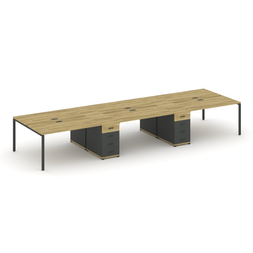 Бенч-система на 6 мест с 2 опорными тумбами Concept CN.DRS-452 фото 4 Бенч-система на 6 мест с 2 опорными тумбами Concept CN.DRS-452 фото 4