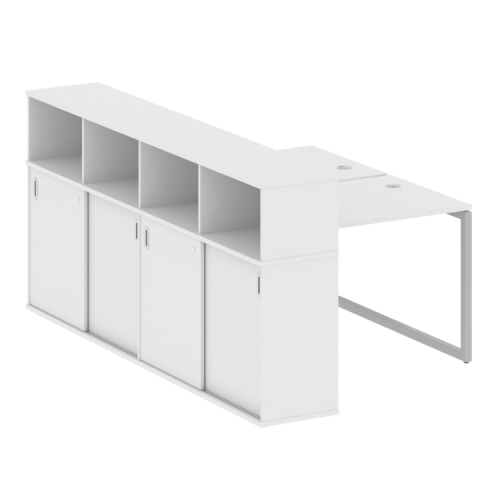 Бенч-система с шкафом-купе на О-обр. м/к Metal System Quattro 40БО.РС-СШК-4.1 фото 14 Бенч-система с шкафом-купе на О-обр. м/к Metal System Quattro 40БО.РС-СШК-4.1 фото 14