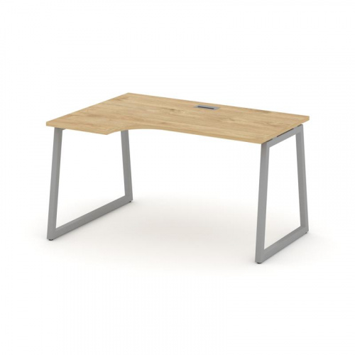 Style Project Стол рабочий эргоном. SN-4T1.SPA-011(L) Акация Лорка/Металл Антрацит/Заглушка Пластик фото 2