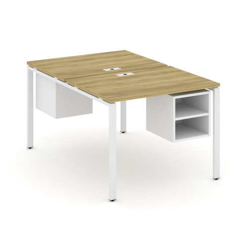 Бенч-система на 2 места с подвесными тумбами Concept CN.DRS-105 фото 9