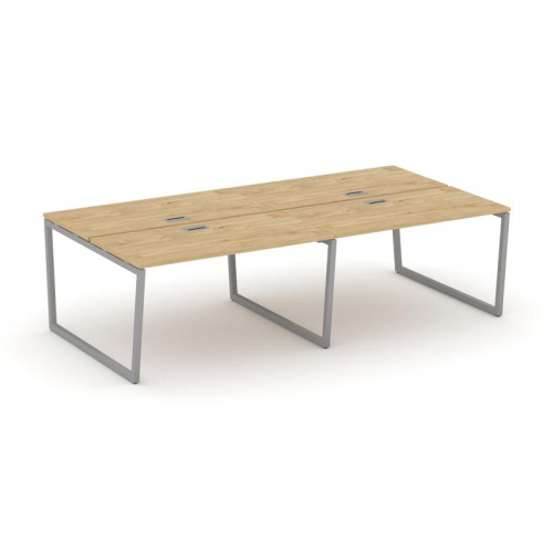 Style Project Рабочая станция 2-х сторон. SN-4T2.DRS-041 Акация Лорка/Металл Антрацит/Заглушка Пласт фото 2