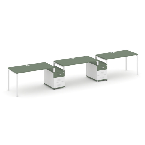 Бенч-система на 3 места с 2 опорными тумбами Concept CN.ORS-325 фото 5 Бенч-система на 3 места с 2 опорными тумбами Concept CN.ORS-325 фото 5