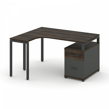 Стол эргономичный с опорной тумбой Concept CN.SA-304(L)