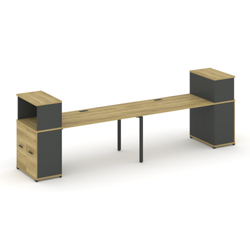 Бенч-система с опорными распашными шкафами Concept CN.ORS-226 фото 4