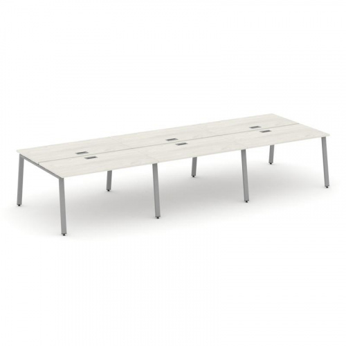 Style Project Рабочая станция 2-х сторон. SN-6A.DRS-071 Антрацит/Металл Белый 2940*1432*750 фото 7 Style Project Рабочая станция 2-х сторон. SN-6A.DRS-071 Антрацит/Металл Белый 2940*1432*750 фото 7