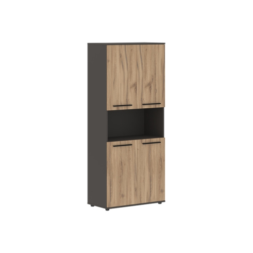 Шкаф с 2-мя комплектами глухих малых дверей EDIS EHCS 85.4 фото 12