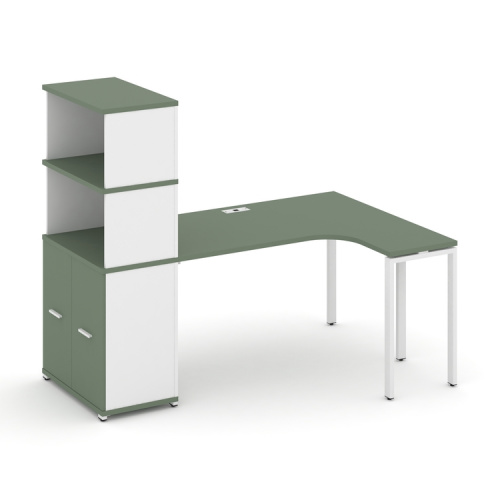 Стол эргономичный с опорным распашным шкафом Concept CN.SA-216(R) Стол эргономичный с опорным распашным шкафом Concept CN.SA-216(R)