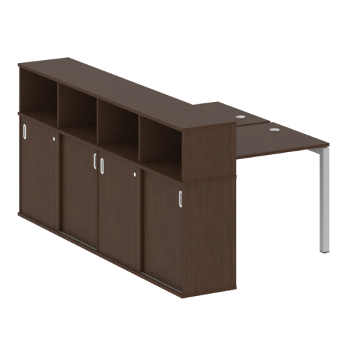 Бенч-система с шкафом-купе на П-обр. м/к Metal System Quattro 50БП.РС-СШК-4.1 фото 10 Бенч-система с шкафом-купе на П-обр. м/к Metal System Quattro 50БП.РС-СШК-4.1 фото 10