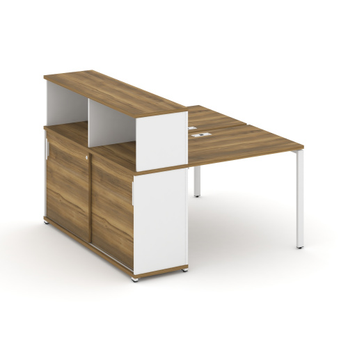 Бенч-система с опорным шкафом-купе с надставкой Concept CN.DRS-237 фото 8