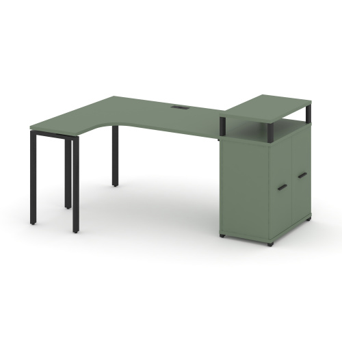 Стол эргономичный с опорным распашным шкафом Concept CN.SA-212(L) Стол эргономичный с опорным распашным шкафом Concept CN.SA-212(L)