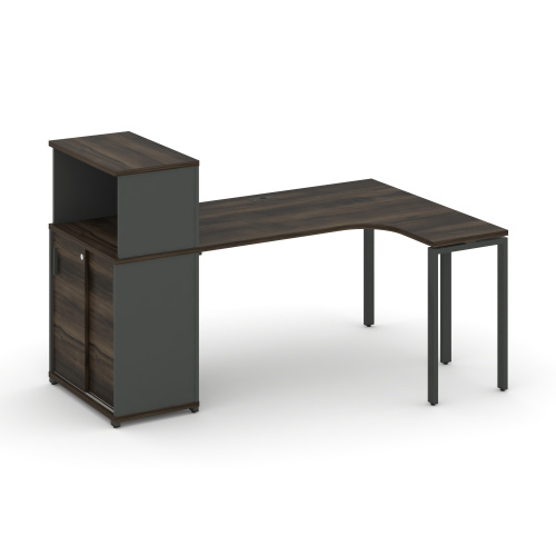 Стол эргономичный с опорным шкафом-купе Concept CN.SA-220(R) Стол эргономичный с опорным шкафом-купе Concept CN.SA-220(R)