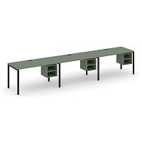 Бенч-система на 3 места с подвесными тумбами Concept CN.ORS-126