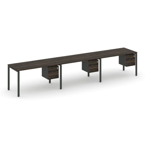 Бенч-система на 3 места с подвесными тумбами Concept CN.ORS-134 фото 3