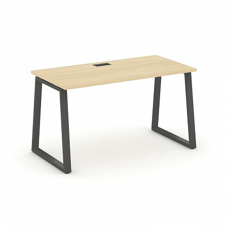 Style Project Стол письменный SN-6T1.SP-024 Акация Лорка/Металл Антрацит/Заглушка Пластик Черный 158