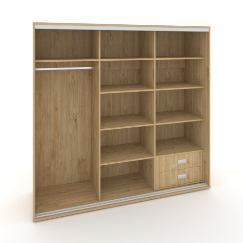 Корпус 3-х секционного шкафа низкого L=2669мм Maris SH.K3-8.2 K1 фото 4 Корпус 3-х секционного шкафа низкого L=2669мм Maris SH.K3-8.2 K1 фото 4