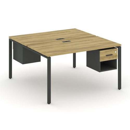 Бенч-система на 2 места с подвесными тумбами Concept CN.DRS-120 фото 4 Бенч-система на 2 места с подвесными тумбами Concept CN.DRS-120 фото 4