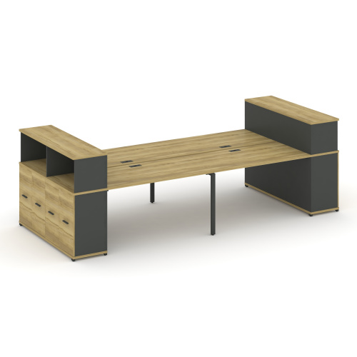 Бенч-система с опорными распашными шкафами Concept CN.DRS-272 фото 4 Бенч-система с опорными распашными шкафами Concept CN.DRS-272 фото 4