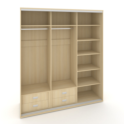 Корпус 3-х секционного шкафа высокого L=1619мм Maris SH.K3-1.1 K3