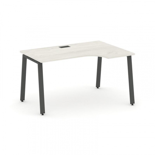 Style Project Стол рабочий эргоном. SN-6A.SPA-021(R) Белый/Металл Антрацит 1380*800/980*750 фото 18 Style Project Стол рабочий эргоном. SN-6A.SPA-021(R) Белый/Металл Антрацит 1380*800/980*750 фото 18