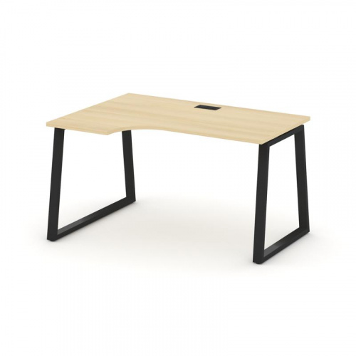 Style Project Стол рабочий эргоном. SN-6T1.SPA-011(L) Акация Лорка/Металл Антрацит/Заглушка Пластик фото 6 Style Project Стол рабочий эргоном. SN-6T1.SPA-011(L) Акация Лорка/Металл Антрацит/Заглушка Пластик фото 6