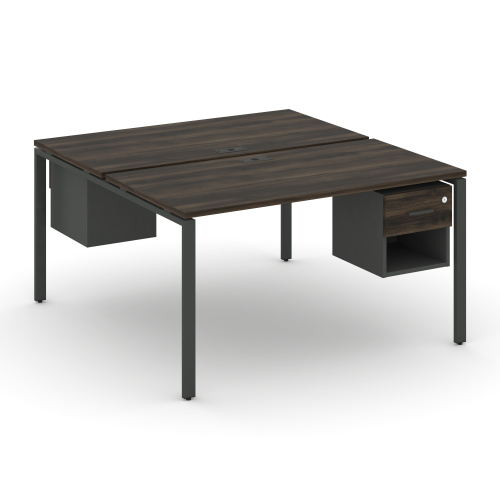 Бенч-система на 2 места с подвесными тумбами Concept CN.DRS-120 фото 3 Бенч-система на 2 места с подвесными тумбами Concept CN.DRS-120 фото 3