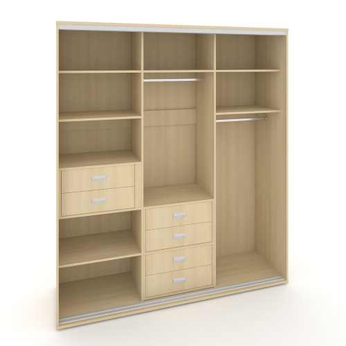 Корпус 3-х секционного шкафа высокого L=2069мм Maris SH.K3-4.1 K6