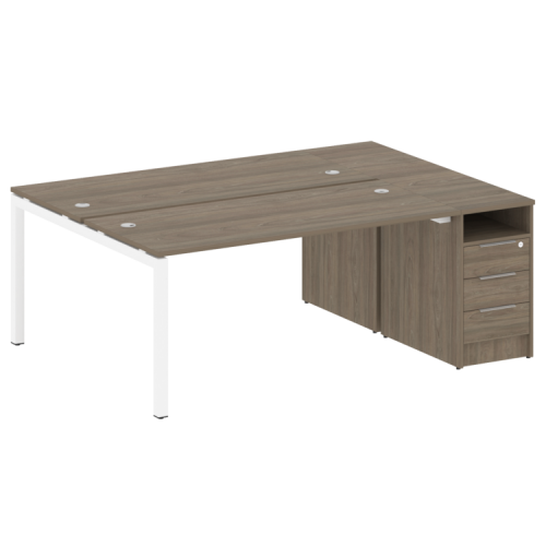 Бенч-система с тумбой на П-обр. м/к Metal System Quattro 50БП.РС-СТП-2.4 фото 2 Бенч-система с тумбой на П-обр. м/к Metal System Quattro 50БП.РС-СТП-2.4 фото 2