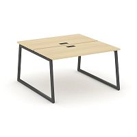 Style Project Рабочая станция 2-х сторон. SN-4T1.DRS-011 Акация Лорка/Металл Антрацит/Заглушка Пласт