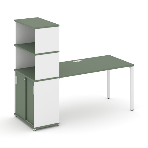 Стол офисный с опорным шкафом-купе Concept CN.SP-241 Стол офисный с опорным шкафом-купе Concept CN.SP-241