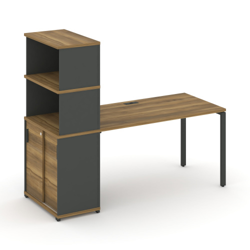 Стол офисный с опорным шкафом-купе Concept CN.SP-243