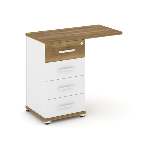 Тумба приставная с 4 ящикам Concept CN.TUS-001 W фото 8 Тумба приставная с 4 ящикам Concept CN.TUS-001 W фото 8