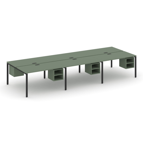 Бенч-система на 6 мест с подвесными тумбами Concept CN.DRS-147 Бенч-система на 6 мест с подвесными тумбами Concept CN.DRS-147