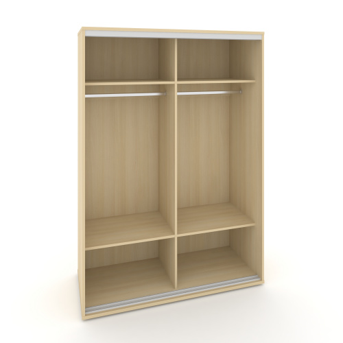 Корпус 2-х секционного шкафа низкого L=1300мм Maris SH.K2-3.2 K2