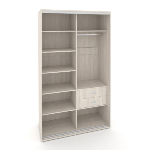 Корпус 2-х секционного шкафа высокого L=1400мм Maris SH.K2-4.1 K3 фото 4